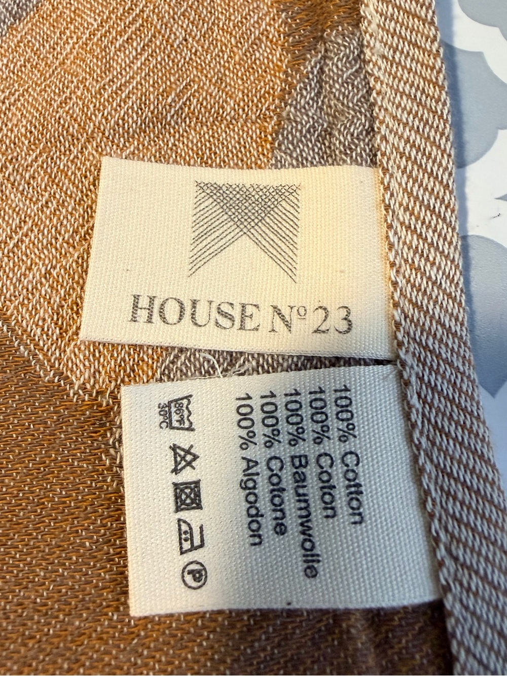 New.. House No. 23. / 100% Cotton Turkish Throw Blanket / Towel